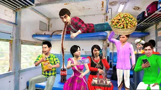 ऊपर वाली सीट का कोल्ड ड्रिंक चोर | Train Comedy Hindi Kahaniya Moral Stories