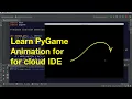 Infinity Arrow Animation with PyGame in Python on Cloud IDE repl it