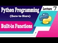 Python 07 Python Built-in Functions Boost Your Coding Skills in Minutes