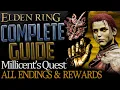 Elden Ring Full Millicent Questline Complete Guide - All Choices Endings and Rewards Explained