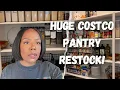 Huge Pantry Refresh Restock Costco Bulk Haul Cleaning Organizing Decanting
