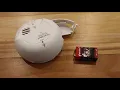 LOCKED Battery Drawer First Alert Smoke Alarm Battery Change SC9120B