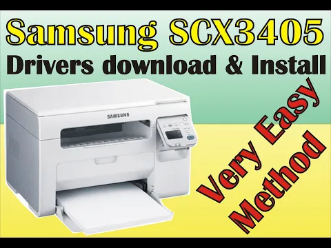 Download MP3 How to download and install Samsung SCX 3405 drivers in Windows Operating System.