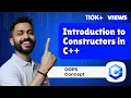 Lec-45 Constructors in OOPs C with Examples C programming for Beginners