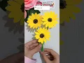 DIY sunflower paper flower tutorial How to make sun flower