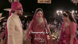 Neha's Walk Of Love Choreography By Shikha Kapadia I Dance With Shikha #brideentry #bride