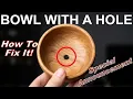 Lagu FIXING a HOLE in the Bottom of a Bowl - Wood Turning