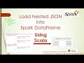 Spark Scenario Based Question Handle Nested JSON in Spark Using Spark with Scala LearntoSpark