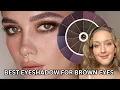 BEST Eyeshadow Colors for BROWN EYES