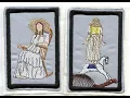 Timelapse of digitizing Wet Leg imagery with Inkscape and to make embroidered patches