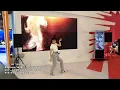 Kinect game - somatosensory shadow art effects LED projection interactive game