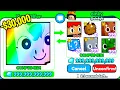 INSANE TRADES FOR 30 000 RAINBOW PEGASUS in Pet Simulator X