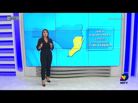 Confira a previsão do tempo para esta segunda-feira na Grande Florianópolis