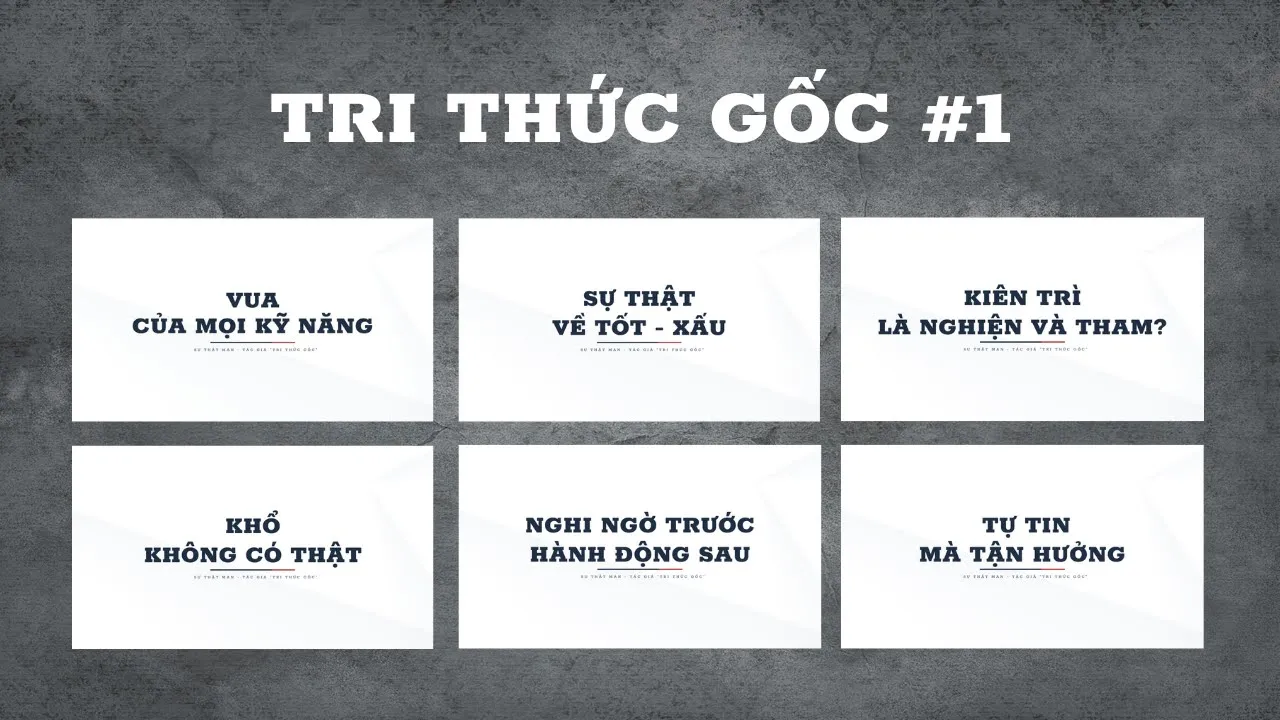 Outline Video Sự Thật Man | Tổng hợp 1 (15 phút)