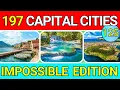 Impossible 197 Capital Cities Challenge UN Capitals and Beyond - General Knowledge Quiz 125