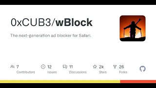 GitHub - The next-generation ad blocker for Safari