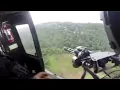 Colombian UH-60 Black Hawk Door Gunner Suppresses Rebels