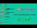 Beecrowd problema 1042-Clasificador Simple Solucion en C