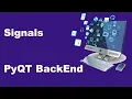 How to Create Signals in PyQT BackEnd PyQT Desktop App Tutorial