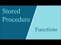 Difference between MySQL Function and Stored Procedure MySQL Interview Questions
