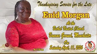 Enid Morgan Funeral At the Bethel United Church Banana ground Manchester On April 11 2026