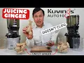 How to Juice Ginger in the Kuvings Auto10 without a Problem