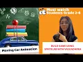 Code org Tutorial with Vasundhara Ma am Sprite Lab Moving Car Animation Coding Blocks Junior
