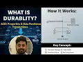 14 What is durability in ACID properties of Relational Database