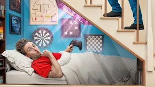 I Built A Secret Room In My Best Friends House!