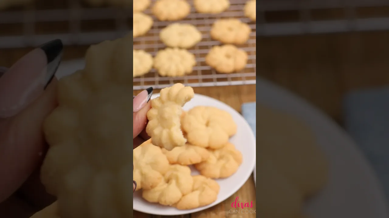Old-fashioned Butter Cookies #buttercookies