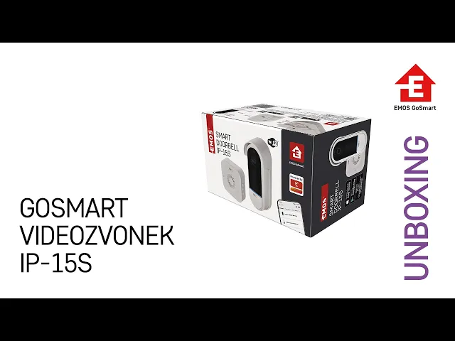 Video-Klingeltaster und Gong mit Batterie IP-15S Wi-Fi GoSmart EMOS