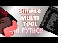 How to make a multi tool in python