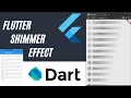 Flutter tutorial - Shimmer List Loading Effect Shimmer Effect 2022