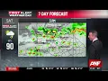 First Alert Forecast Stormy pattern taking shape into the weekend