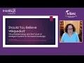 Should You Believe Wikipedia Virtue Epistemology the Future of Intelligent Systems - Amy Bruckman