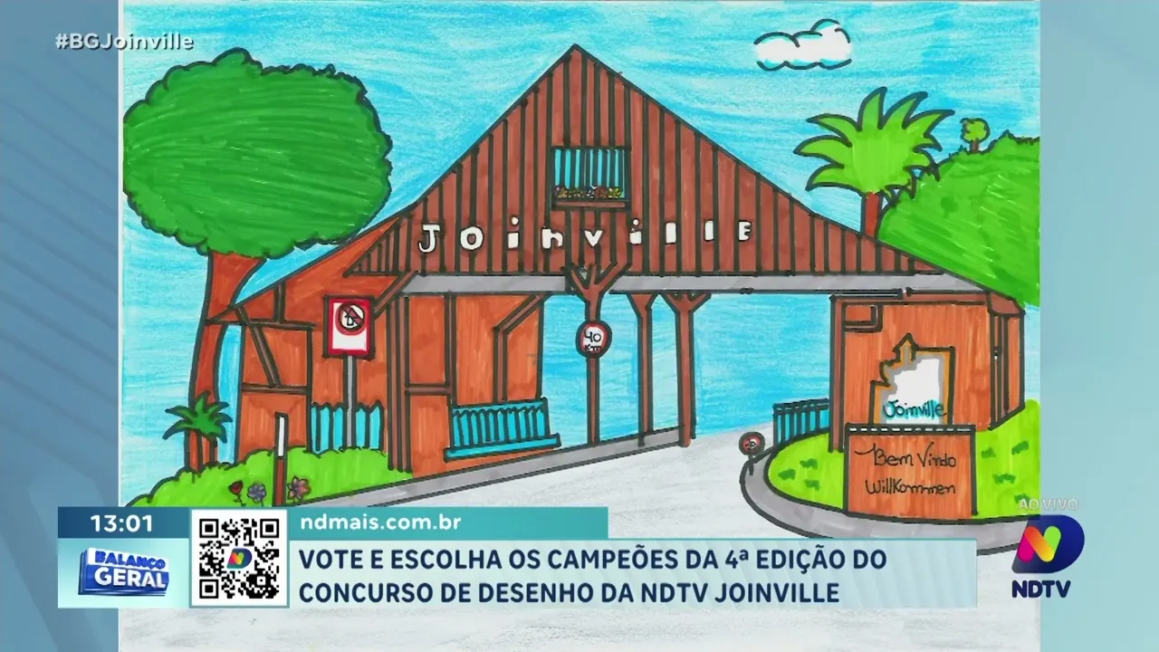 Vote e escolha os campeões da 4ª edição do Concurso de Desenho da NDTV Joinville
