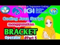 coding java script menggunakan bracket 5 OPERATOR