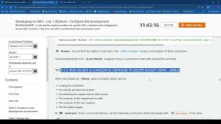 Developing on AWS Lab 1 Python - Configure the Development Environment