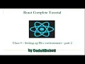 4 React Complete Tutorial - Setting up Dev environment