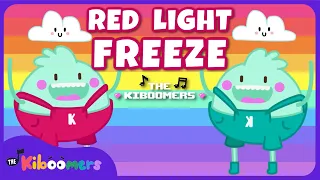 Red Light Freeze Dance THE KIBOOMERS Preschool Songs Brain Break 