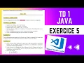 Exercice Java corrige TD 1 - IMPLEMENTATION SUR VS CODE-