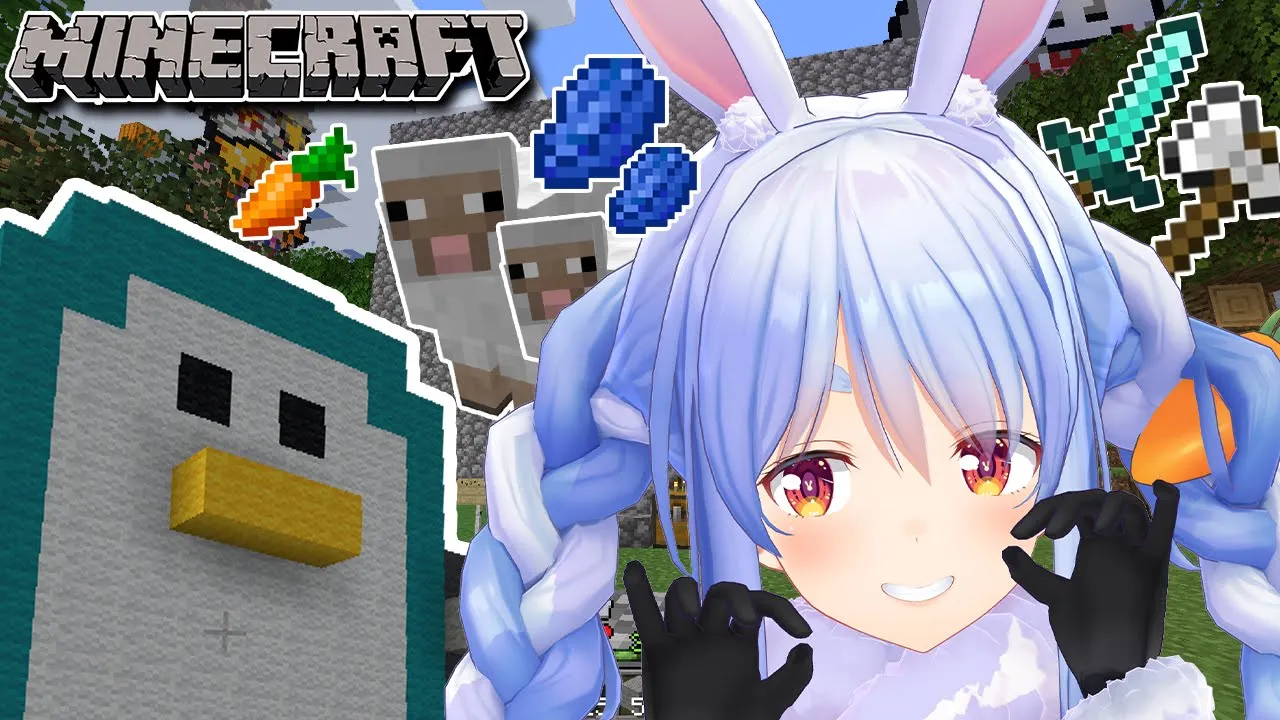 【マインクラフト】涙のマイクラぺこ！【ホロライブ/兎田ぺこら】