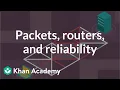 Packet routers and reliability Internet 101 Computer Science Khan Academy