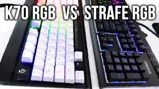 Corsair Strafe RGB vs Corsair Gaming K70 RGB Mechanical Keyboard Comparison
