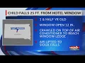 Young child falls from Fort Pierre hotel