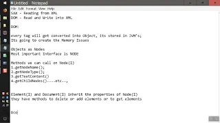 Parsers DOM Parser Introduction Part 1