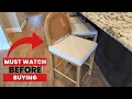 I Tested This Boucle Rattan Bar Stool Here s What Surprised Me