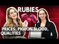 Ruby Stone Colors Prices Real or Fake Pigeon blood Rubies