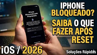 Desbloquear iPhone Bloqueado pelo Proprietário Remover Bloqueio Ativação Reset de Fábrica iOS 26.1