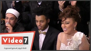 شاهد عقد قران  مى كساب  والمطرب  أوكا  دندنها